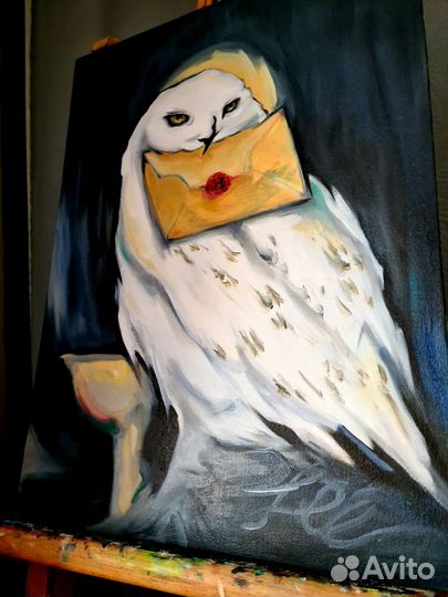 Картина Хэдвиг (Букля) из Гарри Поттера