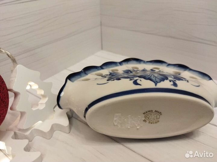 Салфетница Гжель