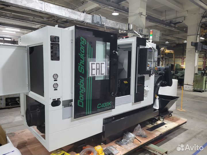 Токарный станок с чпу и наклонной станиной C400K