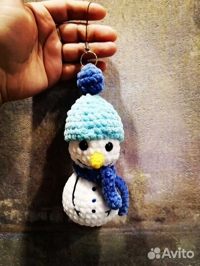 Брелок снеговик