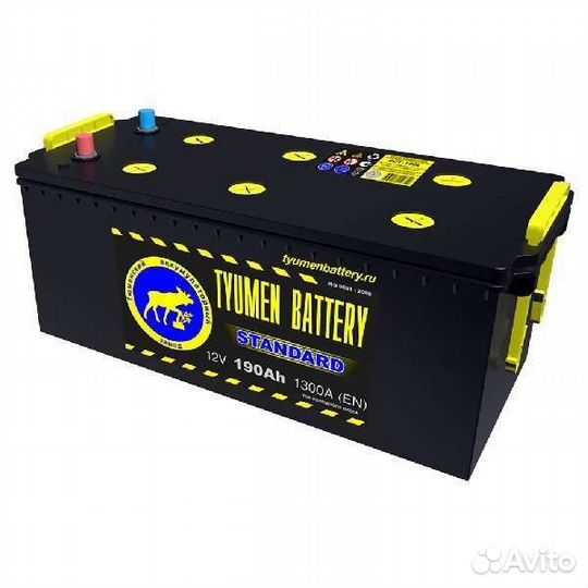 Аккумулятор Тюмень Standart 190 болт