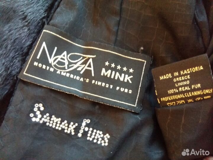Шубка норковая Black Nafa 