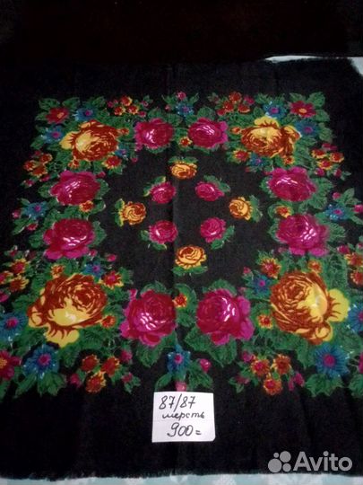 Павловопосадские платки СССР шерсть