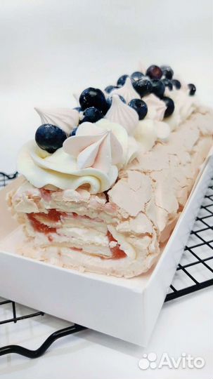 Меренговый рулет