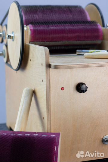 Кардер для шерсти барабанный, электрический