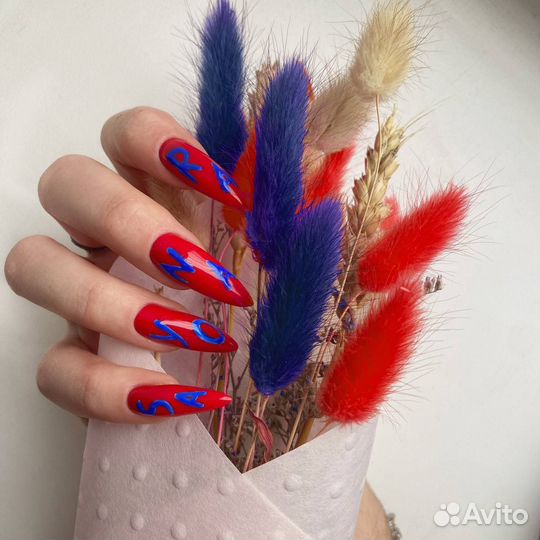 Маникюр покрытие гель-лак, наращивание ногтей