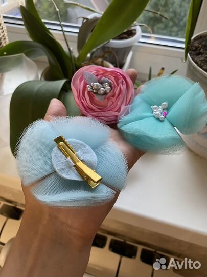 Заколка для волос ручная работа