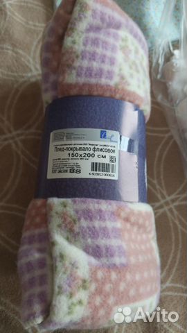 Покрывало флис, новое 150*200