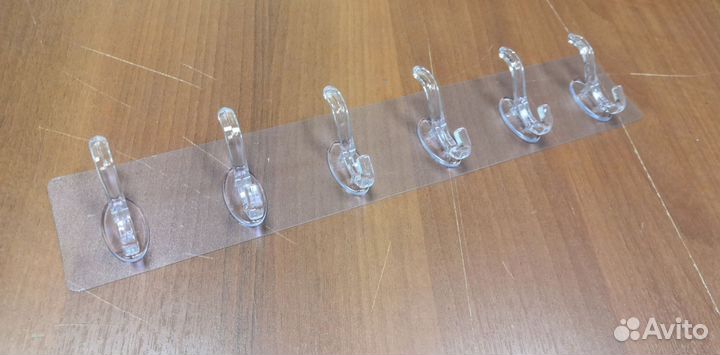 Крючки самоклеющиеся 6 в 1