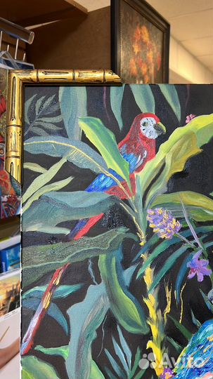 Картина маслом на холсте 50 на 80