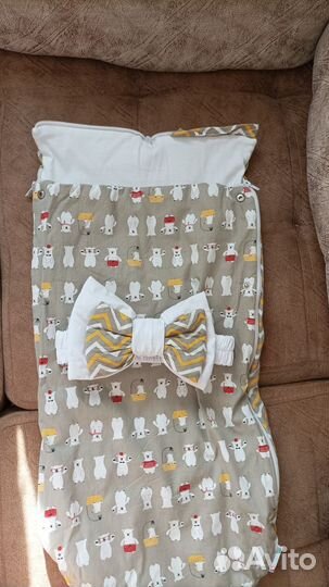 Конверт на выписку из роддома летний