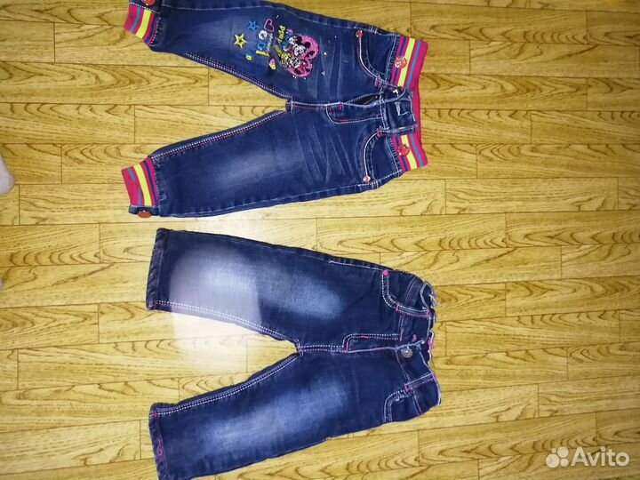 Джинсы для девочки 6 месяцев