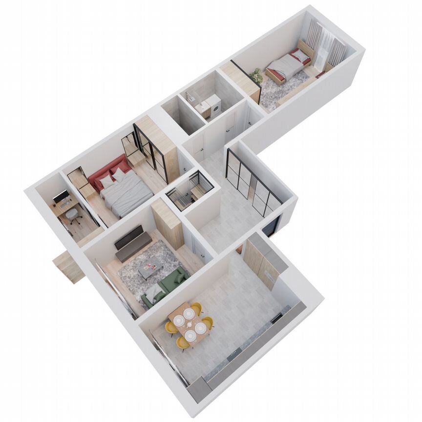 3-к. квартира, 78,9 м², 5/9 эт.