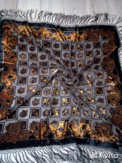 Платок панбархат винтаж СССР