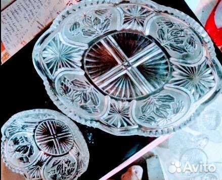 Ладки Сахарницы Ладки Селёдочницы хрустал фарфор