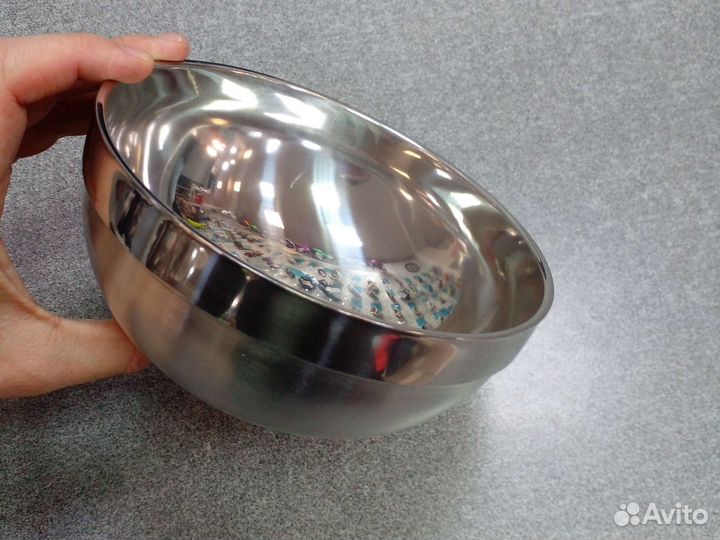 Изотермическая миска сталь 16 смя