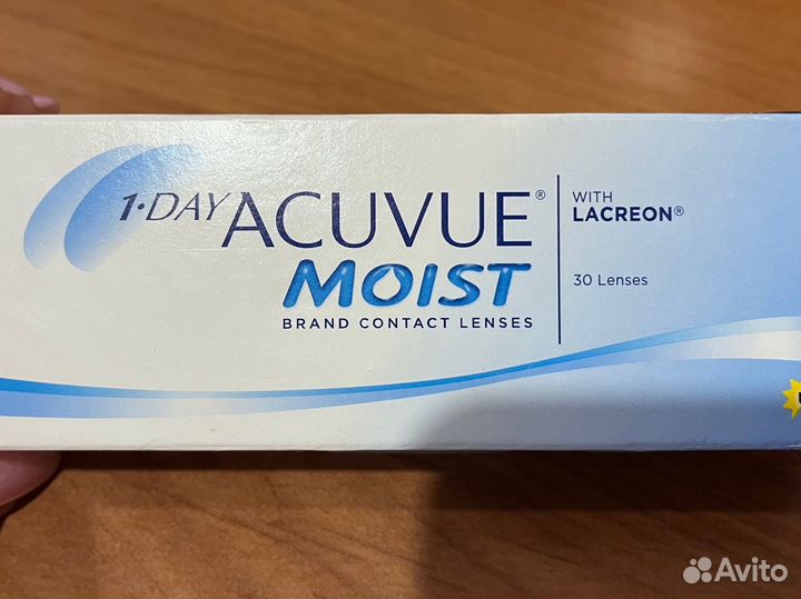 Контактные линзы 1 Day Acuvue Moist, однодневные