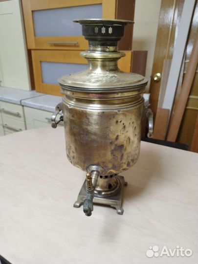 Самовар на дровах старинный
