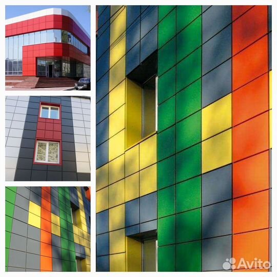 Фасадные металлические кассеты