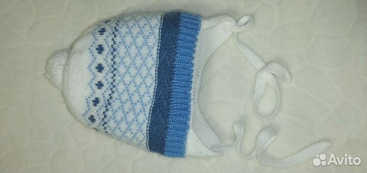 Тёплая зимняя шапка