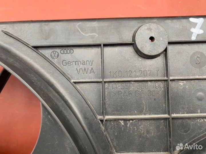 Вентилятор охлаждения радиатора Vw Touran BXE 2007