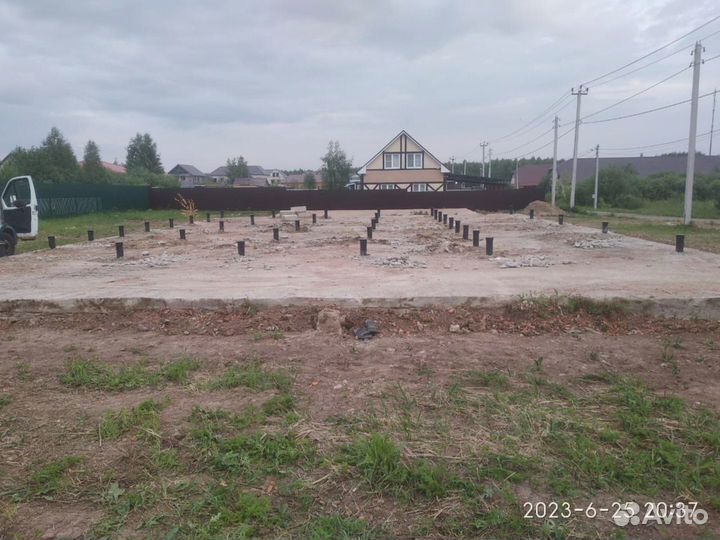 Винтовые сваи + монтаж