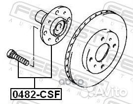 Ступица 0482-CSF 0482-CSF Febest