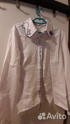 Блузка для девочки школьная