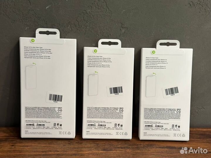 Оригинальный прозрачный чехол с магсейф iPhone 14