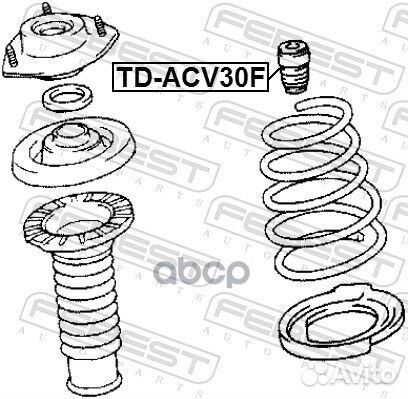 Отбойник амортизатора подвески TD-ACV30F Febest