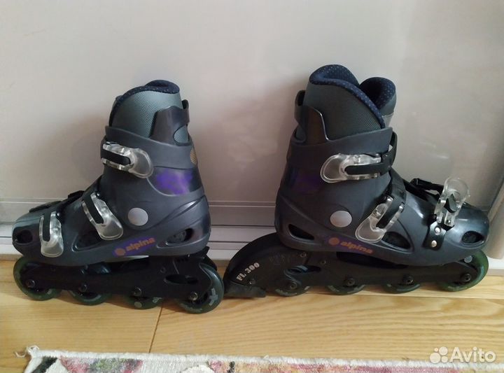 Роликовые коньки Alpina, размер 38-39
