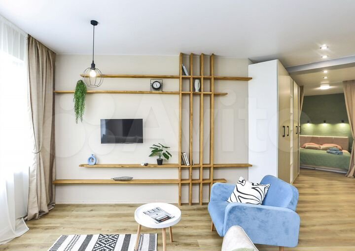 1-к. апартаменты, 50 м², 1/19 эт.