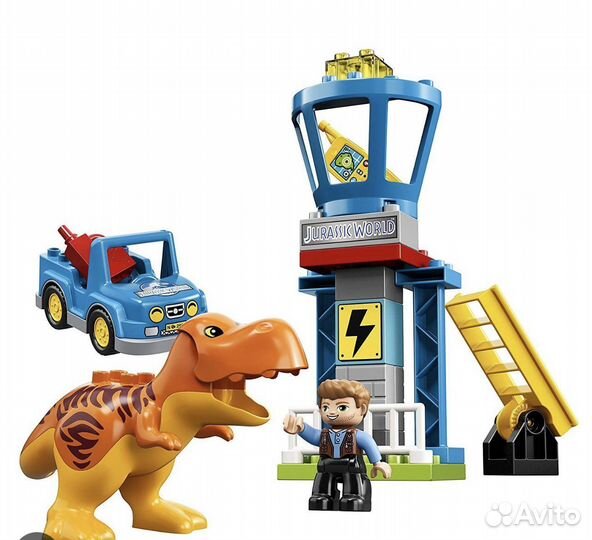 Lego duplo строительная техника и юрский период