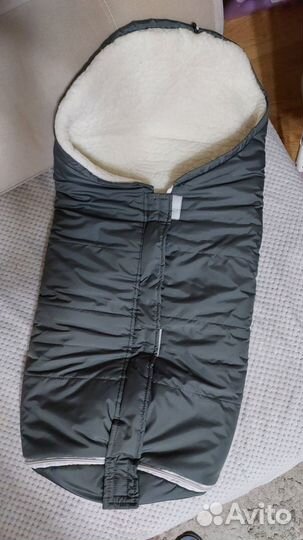 Меховой конверт в коляску овчина Dolly-kids