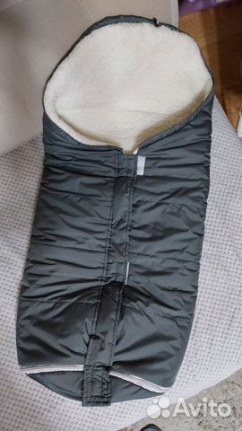 Меховой конверт в коляску овчина Dolly-kids