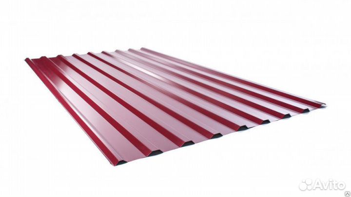 Профнастил С20R 0.4мм RAL красное вино