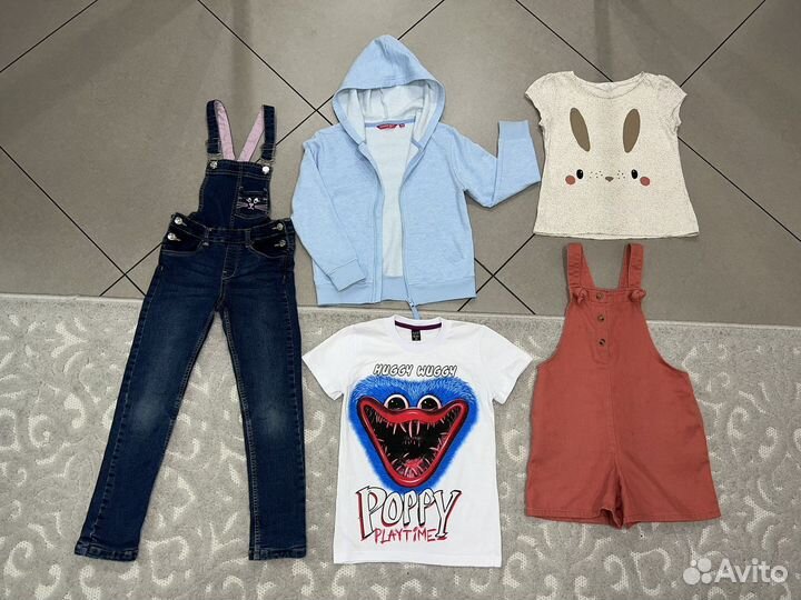 Пакетом. Одежда для девочки на рост 122-128 см