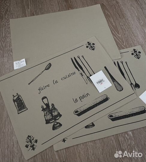 Салфетки под приборы 3шт Италия