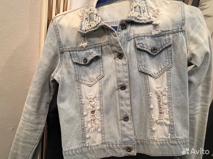Джинсовая куртка женская
