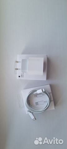 Зарядный блок apple 20W+шнур питания