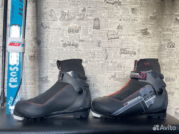 Лыжи детские Loopline 150, ботинки Rossignol 37