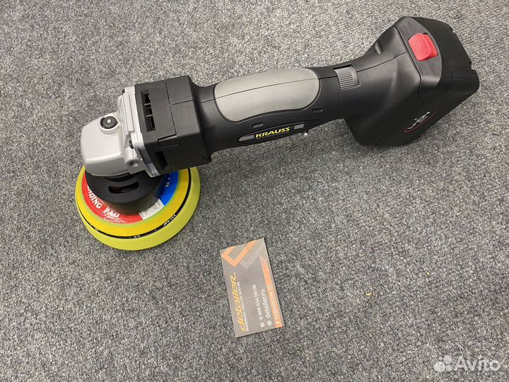 Аккумуляторная эксцентриковая полировальная машинк