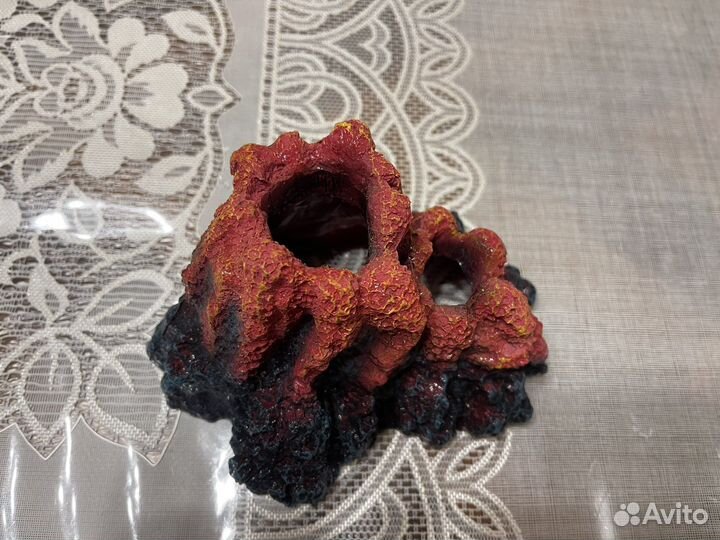 Вулкан в аквариум