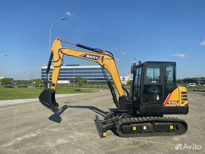 Мини-экскаватор Sany SY55C, 2024