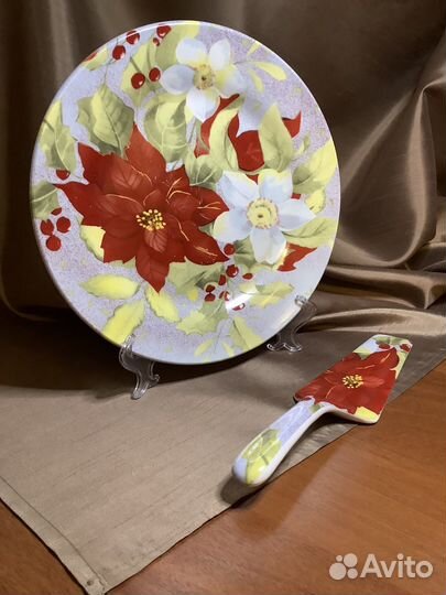 Тортовница с лопаткой Cozy Home и Duncan, 2 шт