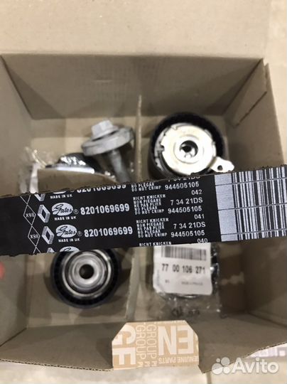 Грм + Помпа к4м Ларгус Рено Дастер Ниссан Сандеро