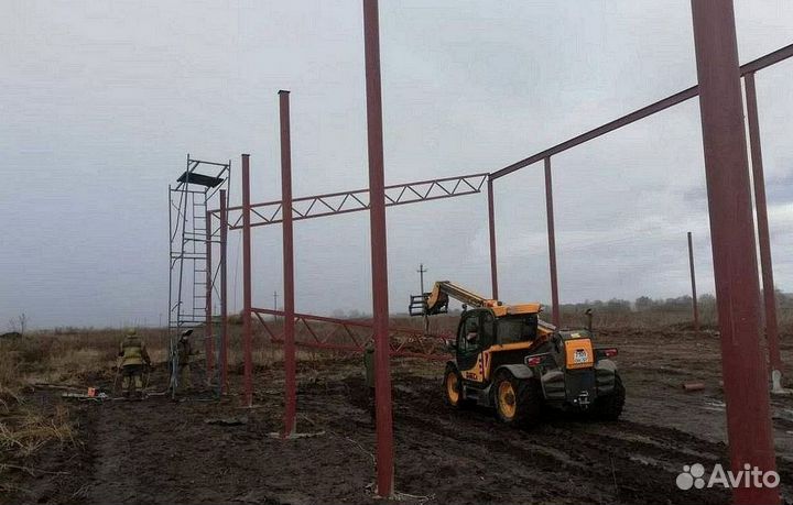 Строительство ангаров, гаражей, навесов