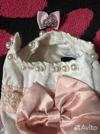 Платье для маленькой собачки принцесса