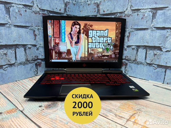 Игровой ноутбук Gеfоrсе1050ti-4gb/HP/16gb/SSD