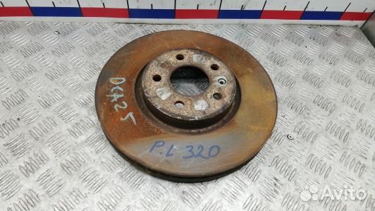 Диск тормозной передний audi A6 C7 (DEA25N601)